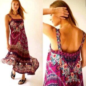 ANTHROPOLOGIE Lovett Tiered Maxi Dress